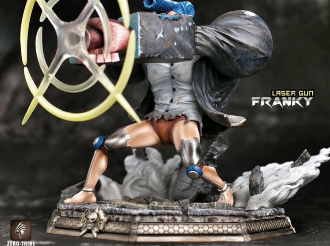 ワンピース フランキー ガレージキット ガレキ スタチュー①①