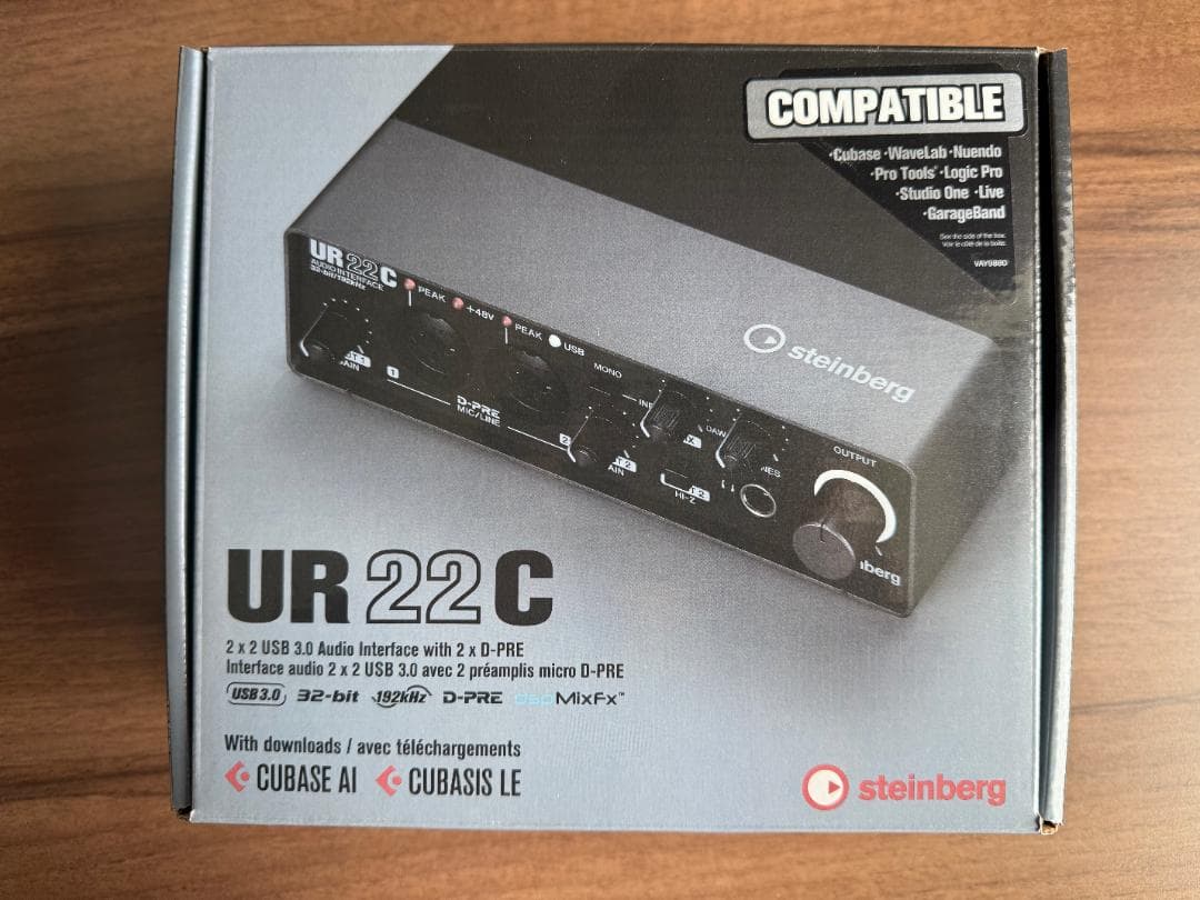 STEINBERG UR22C USBオーディオインターフェイス