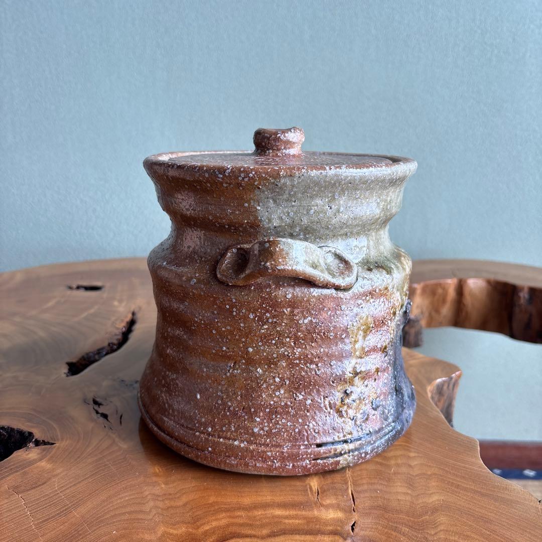 信楽焼 杉本忠（瑞峯）作 水指 茶道具 共箱