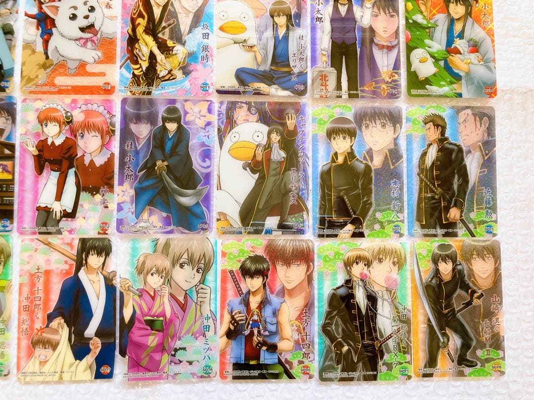 銀魂 カード 128枚 レア 箔押し カードダス ウエハースカード