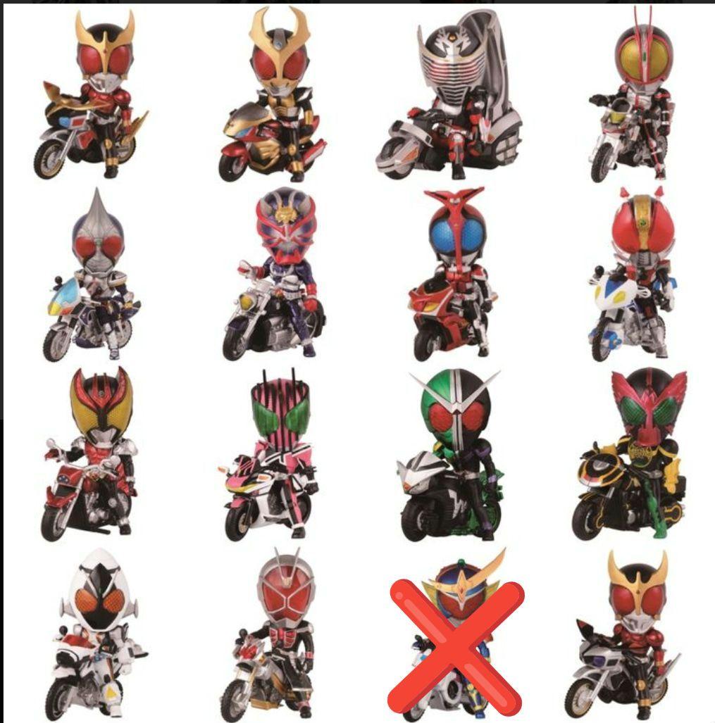 一番くじ 仮面ライダー マシーンズ　15種セット