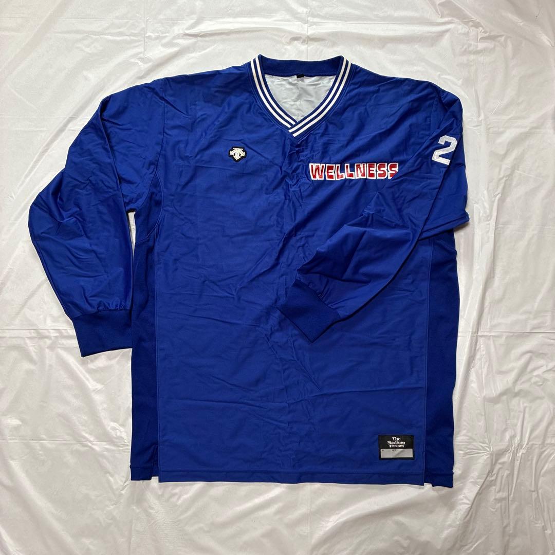 デサント　ウィンドブレーカー　日本ウェルネススポーツ大学　Lサイズ　ISHII入