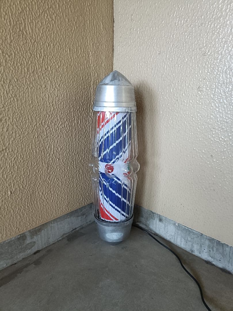 25 サインポール ムーンライトブラケット モーター新品 LED仕様 理容 床屋