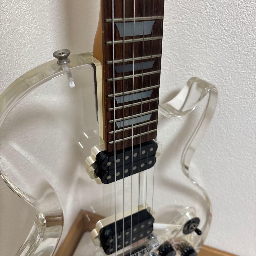 美品 Photogenic エレキギター レスポール アクリルボディ