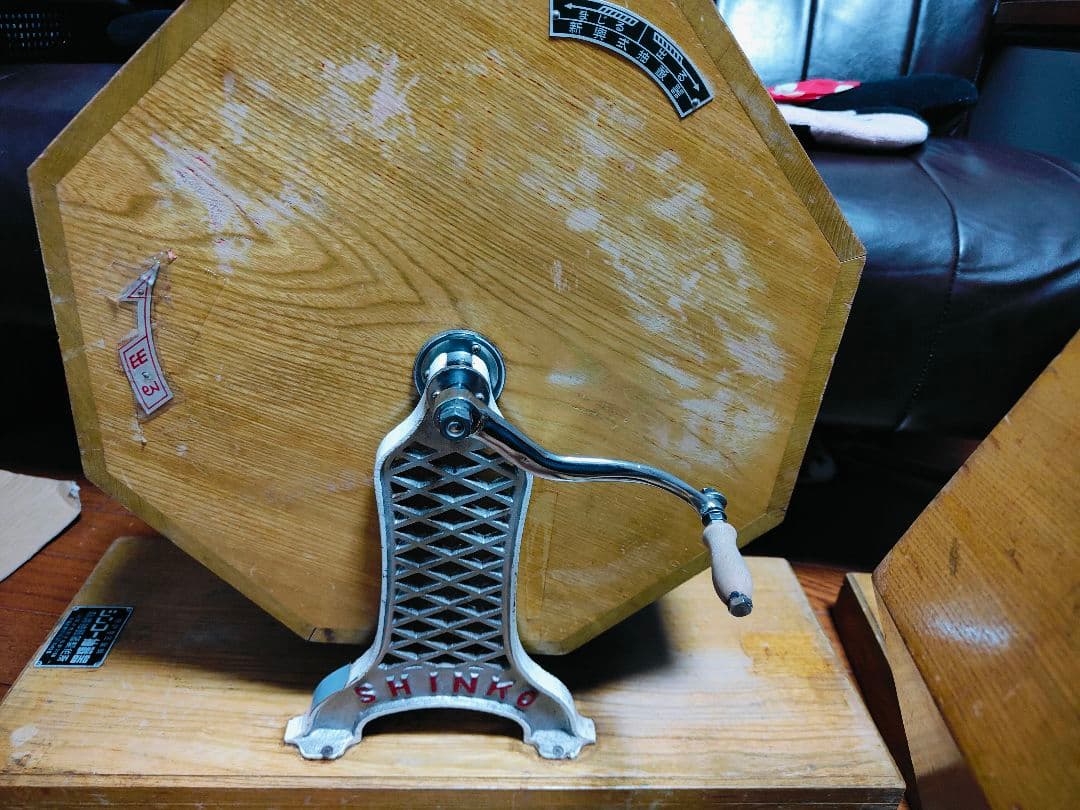 シンコー抽選器 ガラポン ガラガラ 抽選機 レトロ 木製 3台