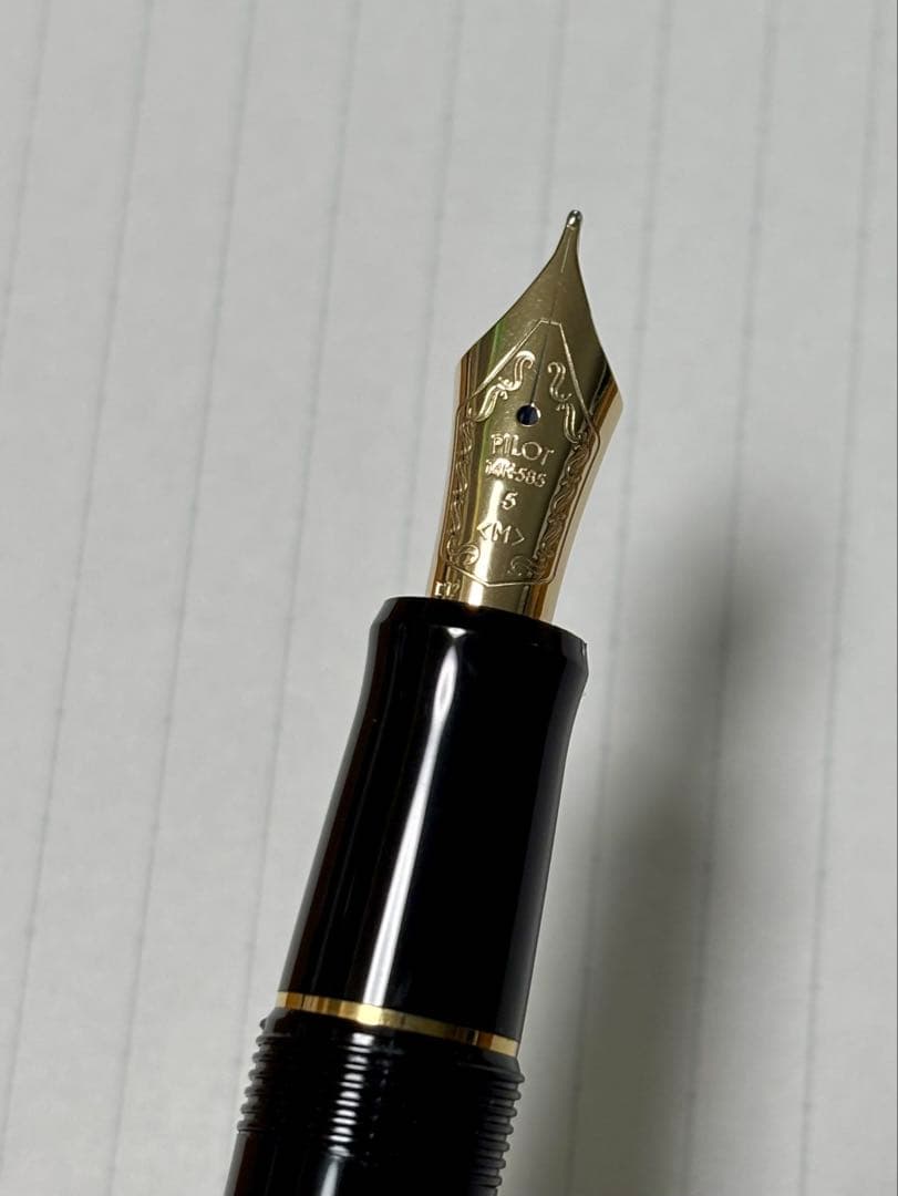 パイロット　カスタム74 中字M コンバーター付き　14K万年筆