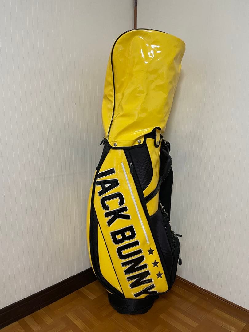 JACK BUNNY イエローゴルフバッグ