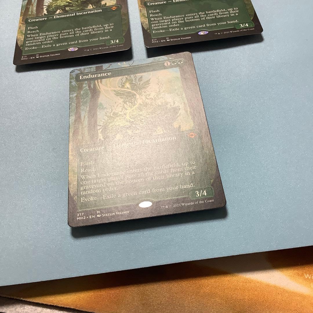 *バラ売り可*  忍耐/Endurance  MH2 ボーダーレス英語3枚セット