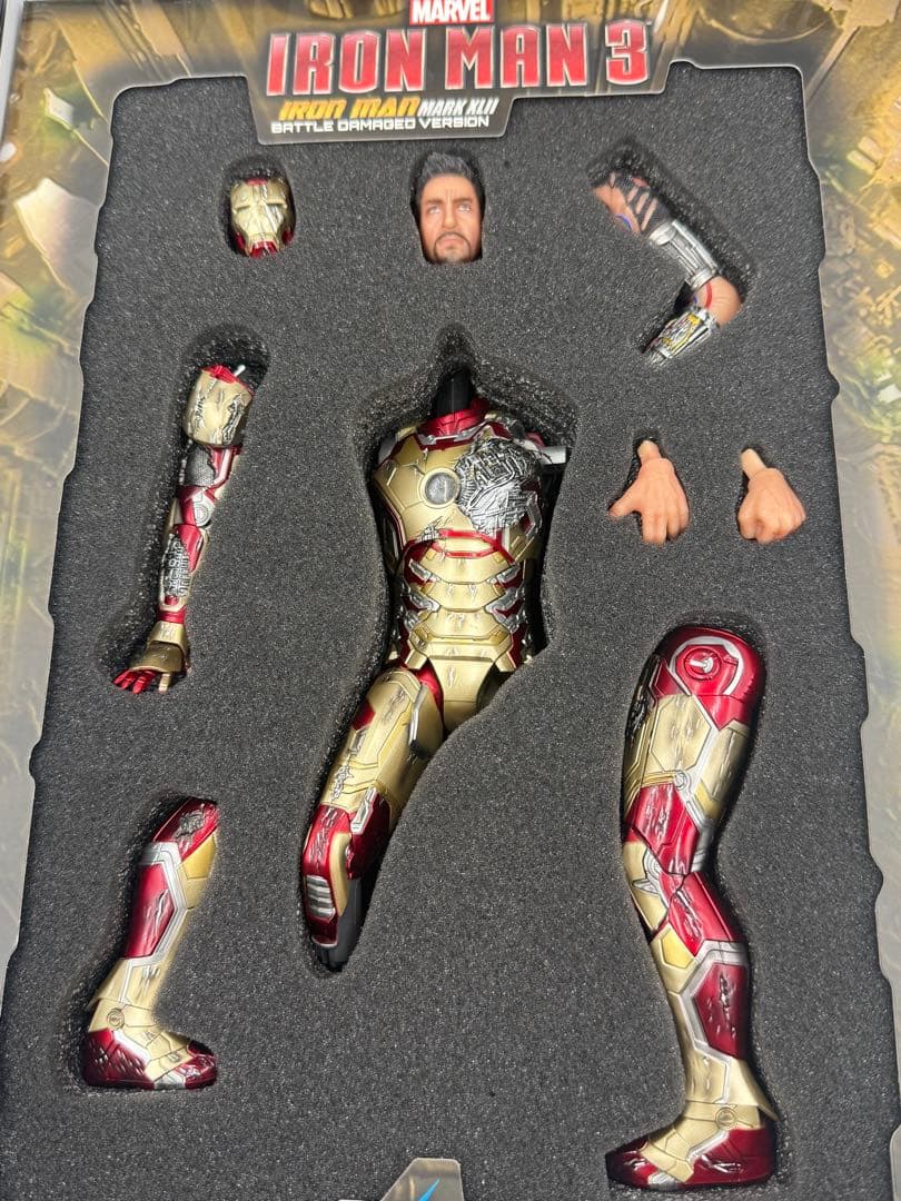 ◆新品 ドラゴン 1/9 3 アイアンマン Mk.42 バトルダメージ