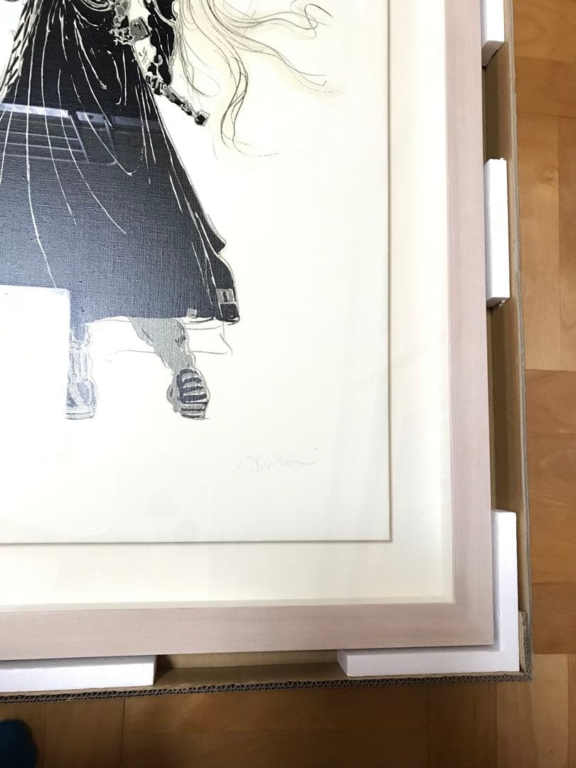 天野喜孝 FF7 セフィロス 研 プライベートエディション シルクスクリーン版画