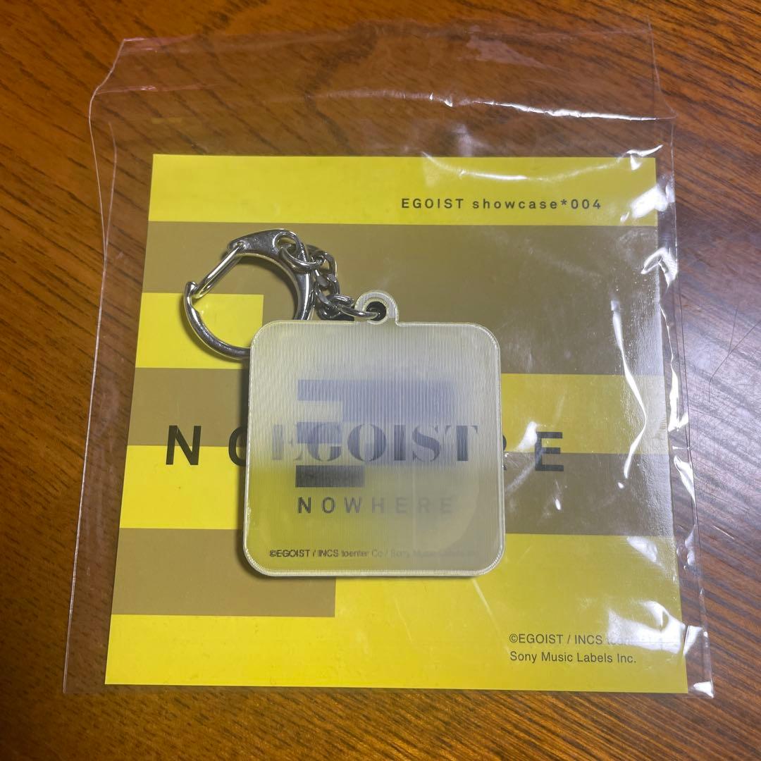 【世界に一つ】EGOIST チェンジングキーホールダー　chelly直筆サイン