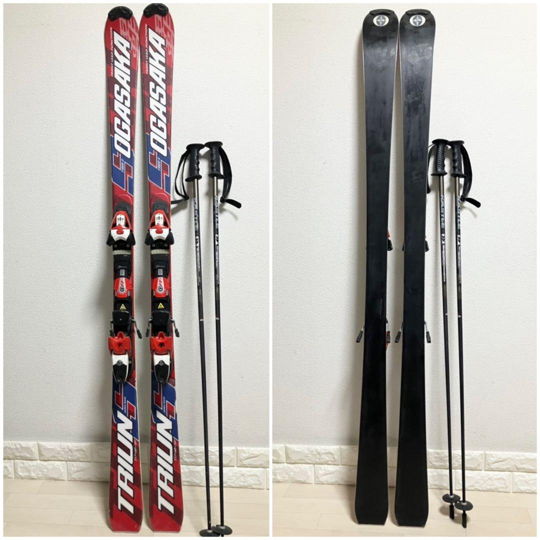 ストック付/OGASAKA TRIUN S オガサカスキーセット165cm