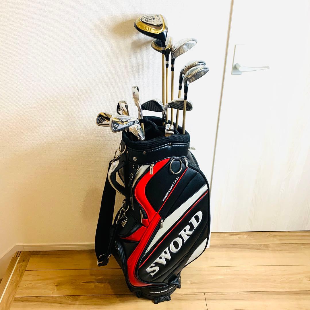 未使用級 KATANA SWORD SNIPER 589 ゴルフクラブフルセット