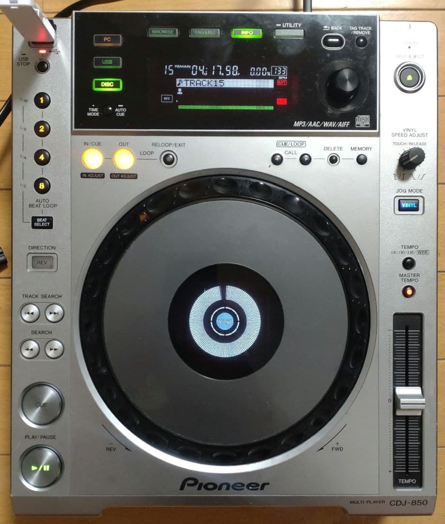 Pioneer CDJ-850　動作確認済み　送料込み　CDJプレヤー