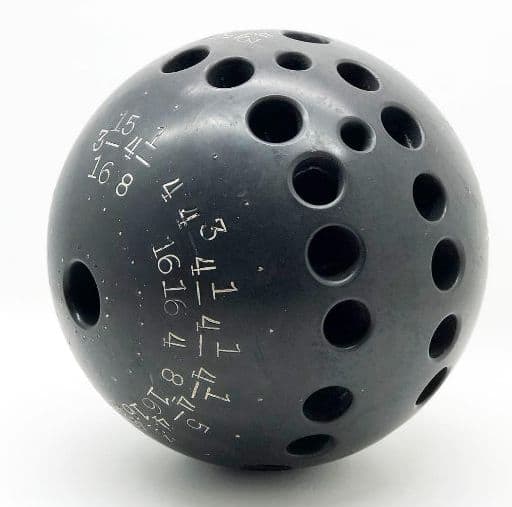 ビンテージ ボウリングボール サイズ測定ボール