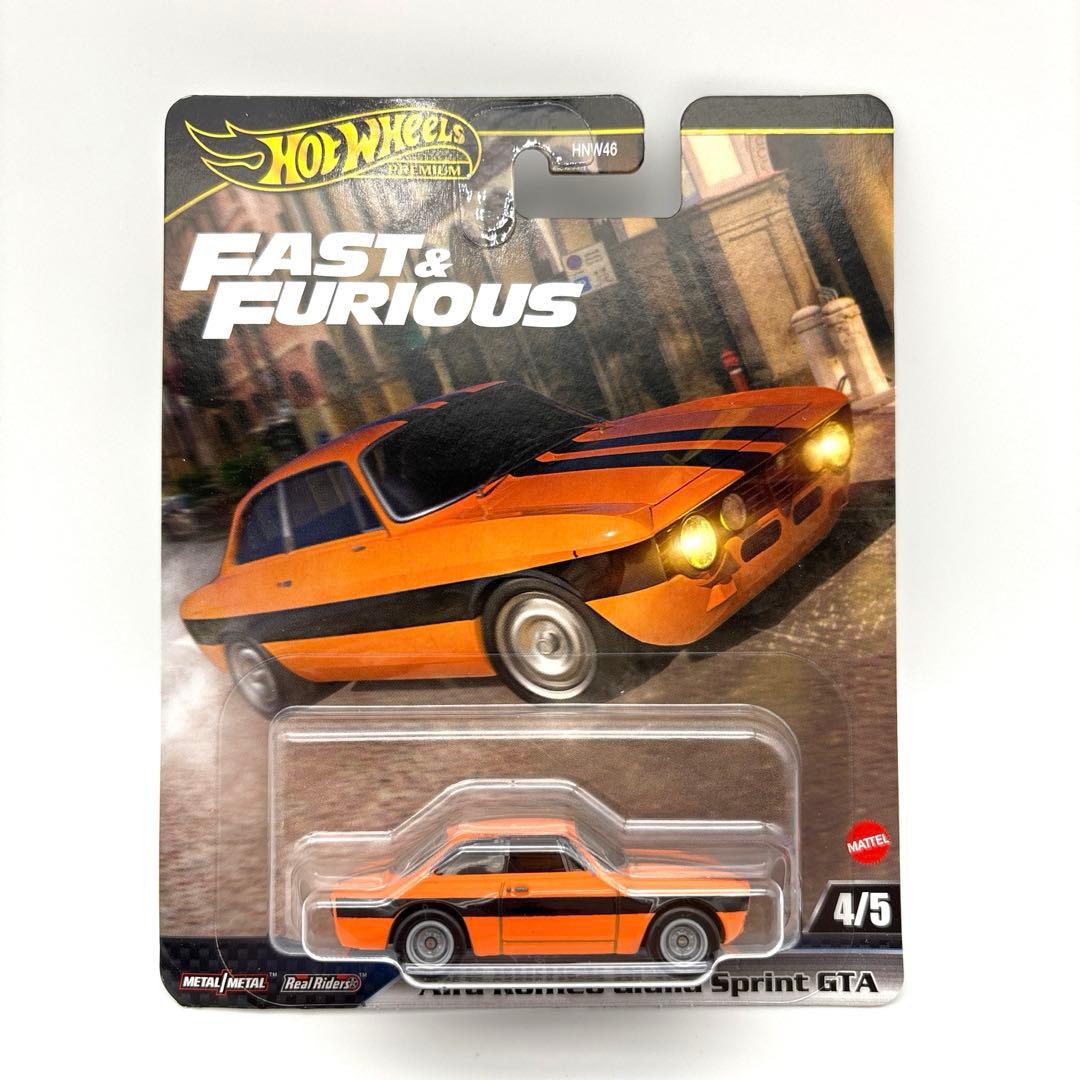 ホットウィール　プレミアム　ワイルドスピード　全5種　コンプリートセット