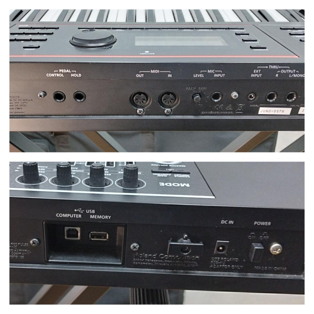 たむらけ様直接引き取りS♢858 ROLAND シンセサイザー＆モニターアンプ