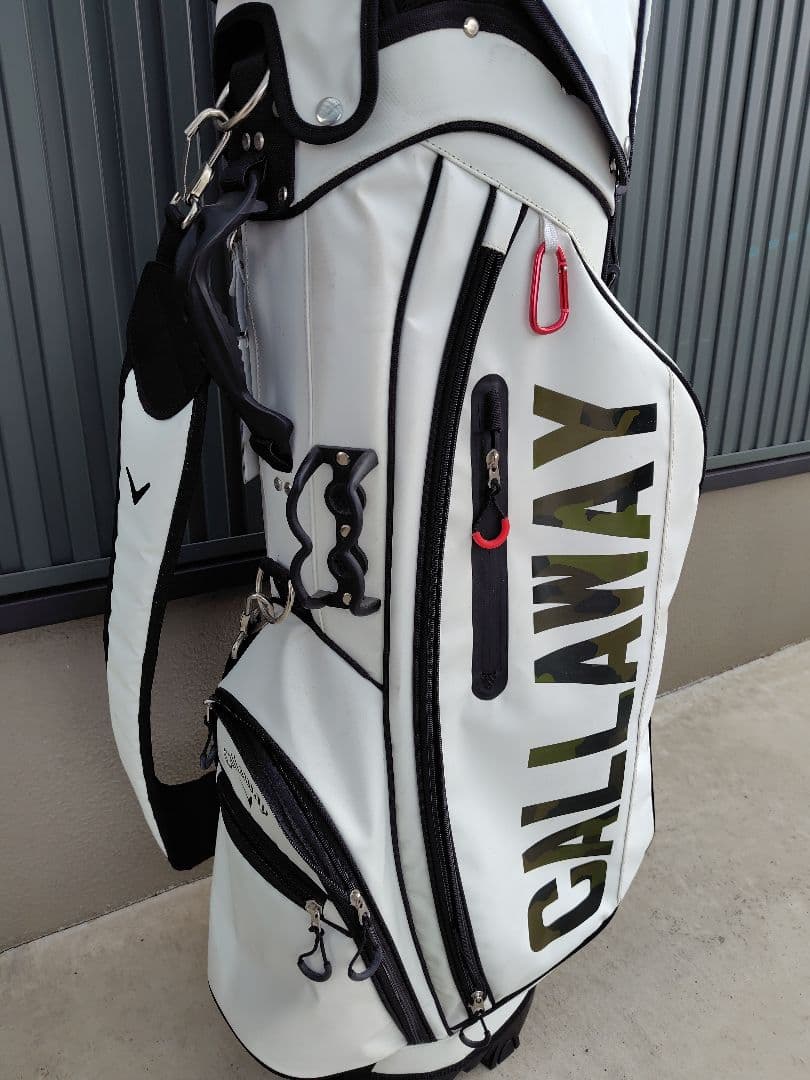 美品Callawayスタンド式 キャディバッグネームプレートSPL-2迷彩カモ