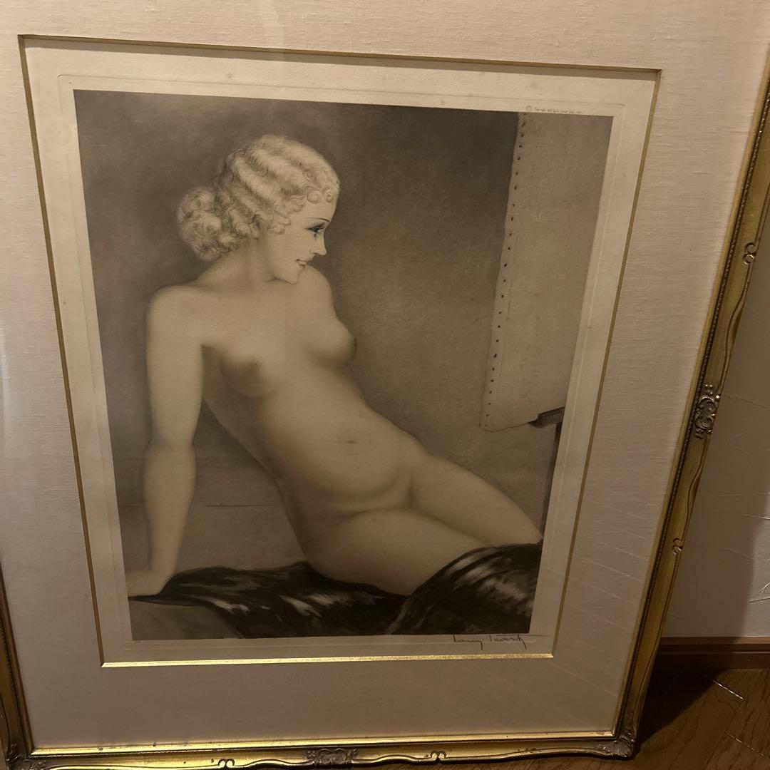 ルイ・イカールLOUIS ICART［モデル-I ］エッチング(銅版画)手彩色