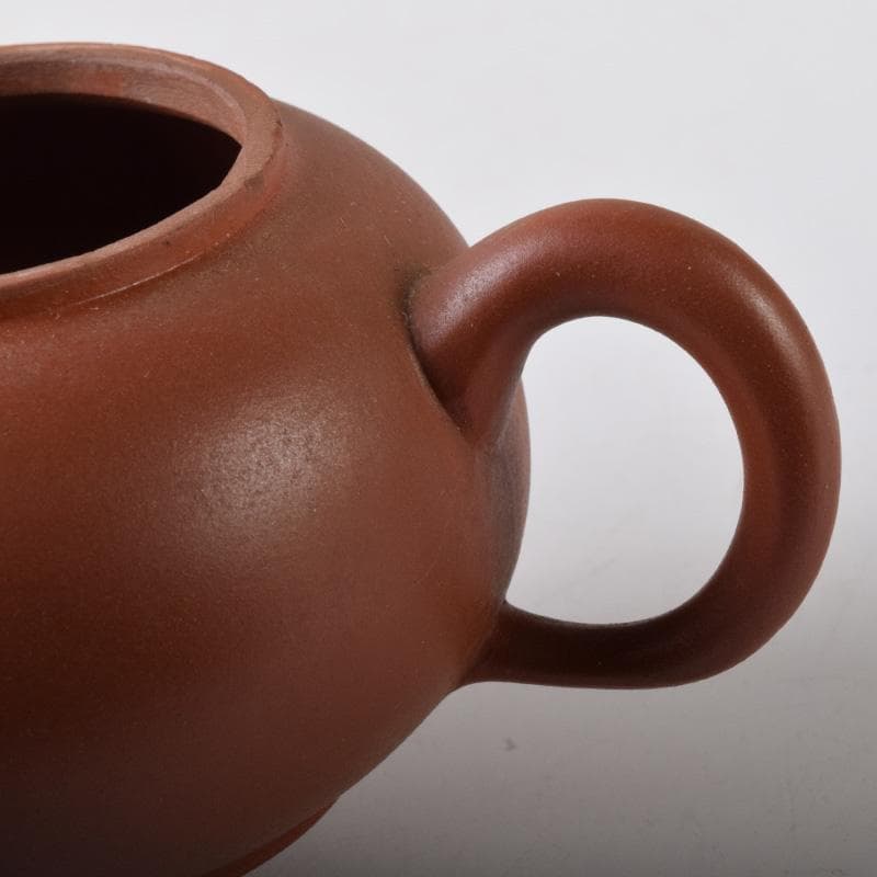 中国　紫砂　朱泥　急須　茶壷　在銘　C　7534