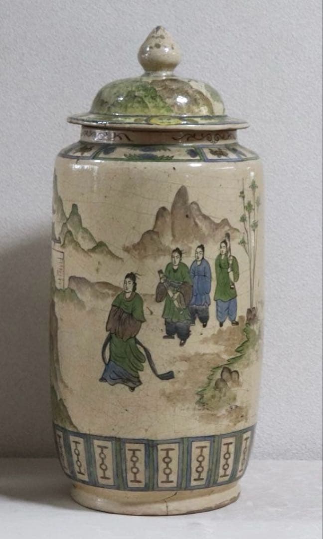 京焼の名工　仁清　大瓶　木箱付　送料込み250526