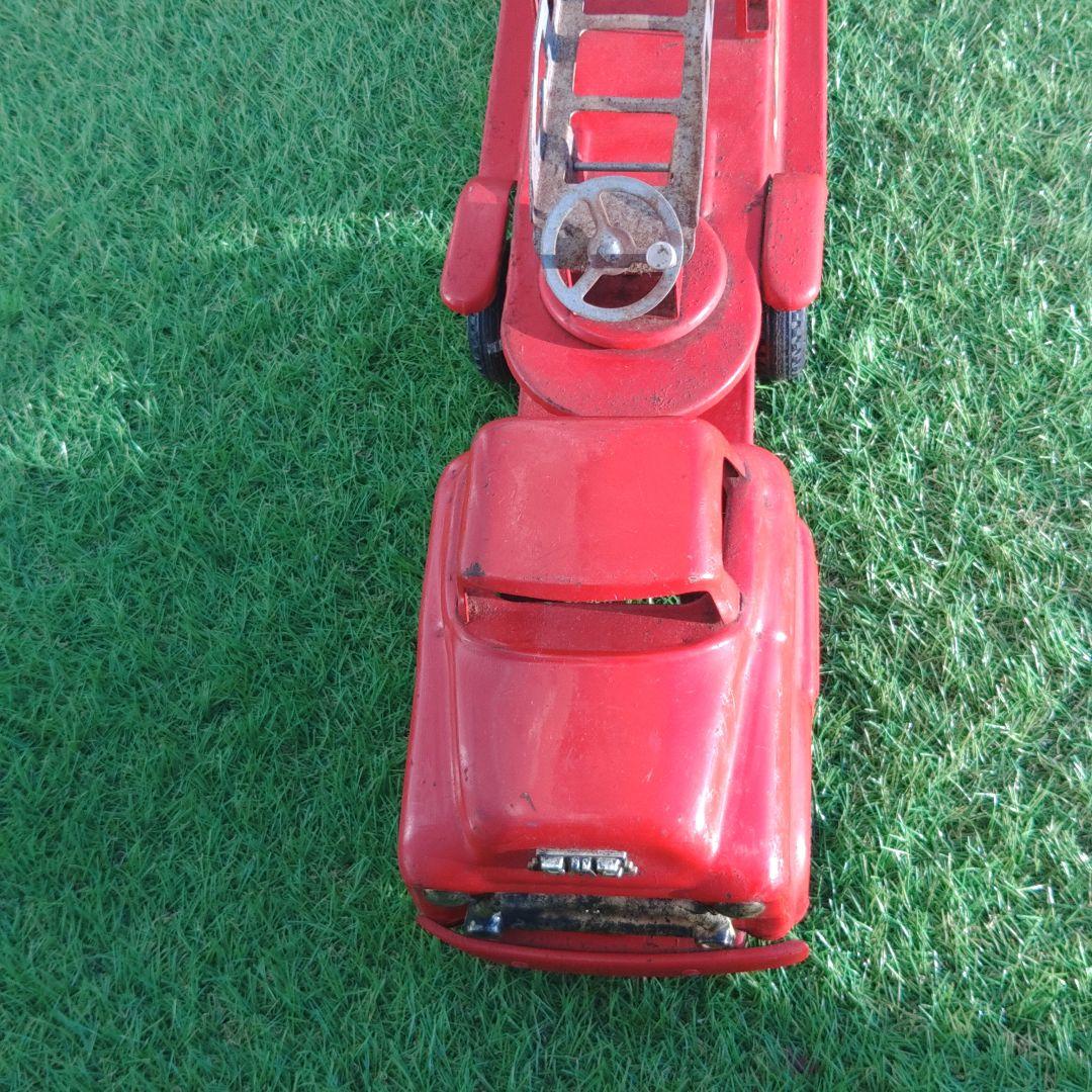 ⭕2日間限定セール‼️ブリキおもちゃ❇️ブリキ 消防車 ⭐ヴィンテージ⭐USA