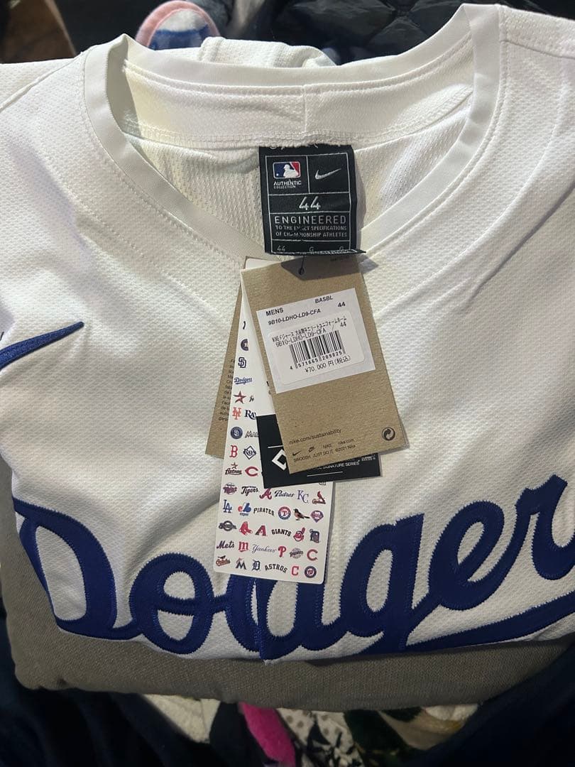 ドジャース　大谷翔平　エリート　オーセンティック　ユニフォーム　本物