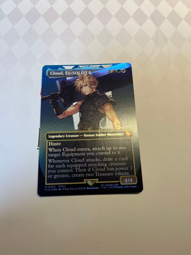 MTG 元ソルジャー、クラウド　英語 Foil