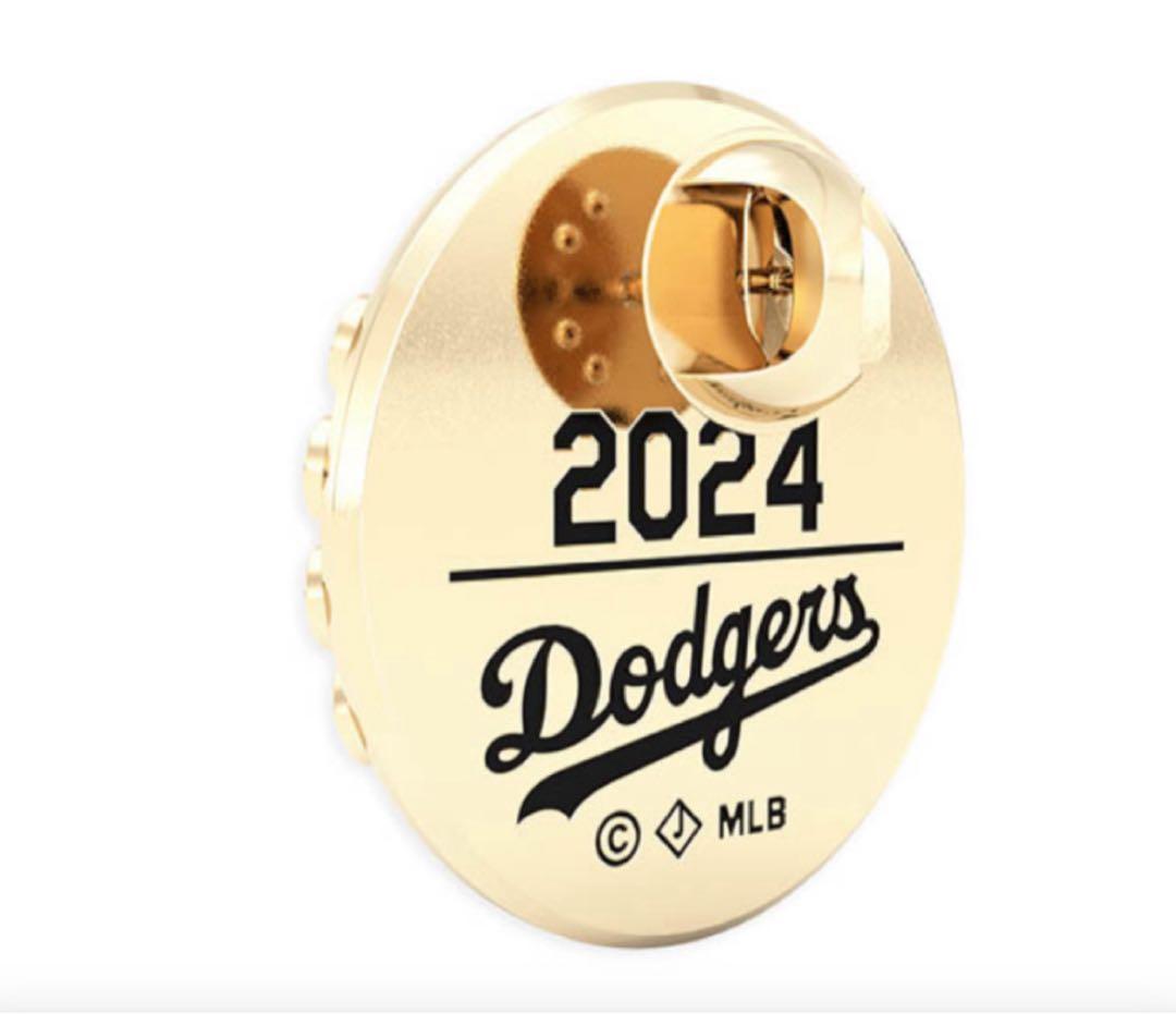 MLB公式 認定品 2024ドジャース ラペルピンバッジワールドシリーズ優勝記念