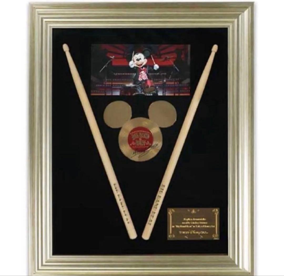ディズニー　ビッグバンドビート　ドラムスティック　レプリカ　40周年　ポスター