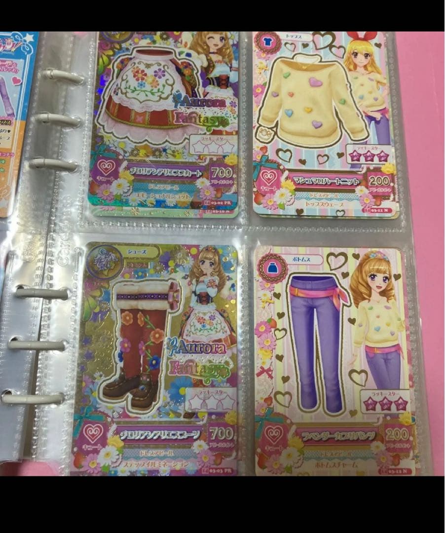 アイカツカード クリアファイル カードファイル バインダー カバン