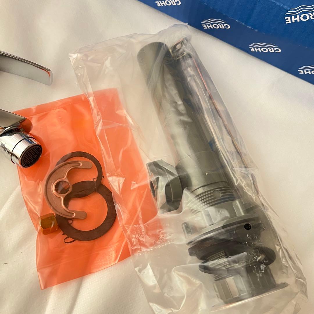 GROHE 洗面混合栓 ポップアップ排水金具セット4つまとめ