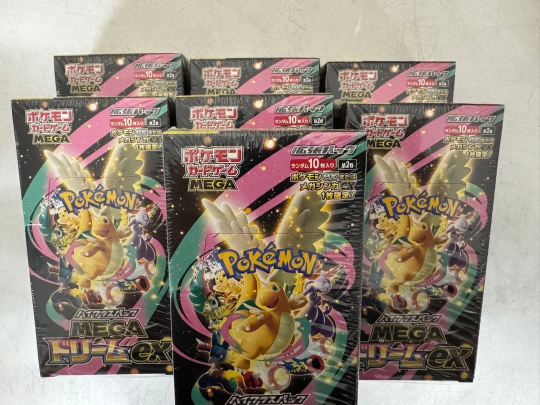 ポケモンカードゲーム MEGA ドリームEX シュリンク付き　7BOX