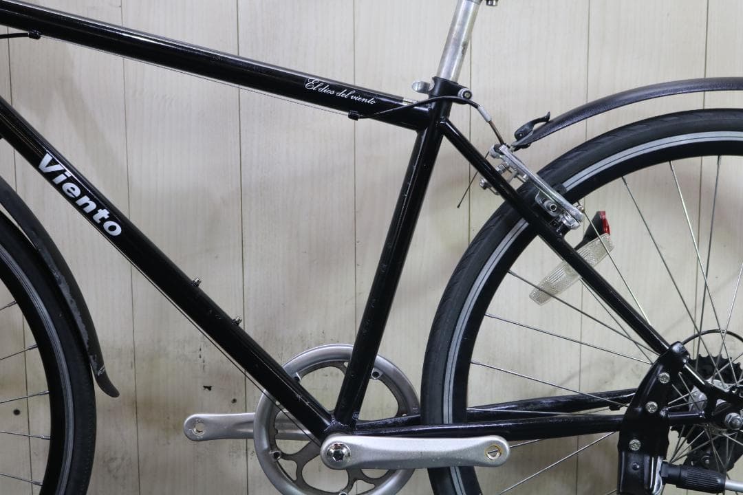 アニマートVIENTO 700C シマノ7速 430mm BLACKクロスバイク