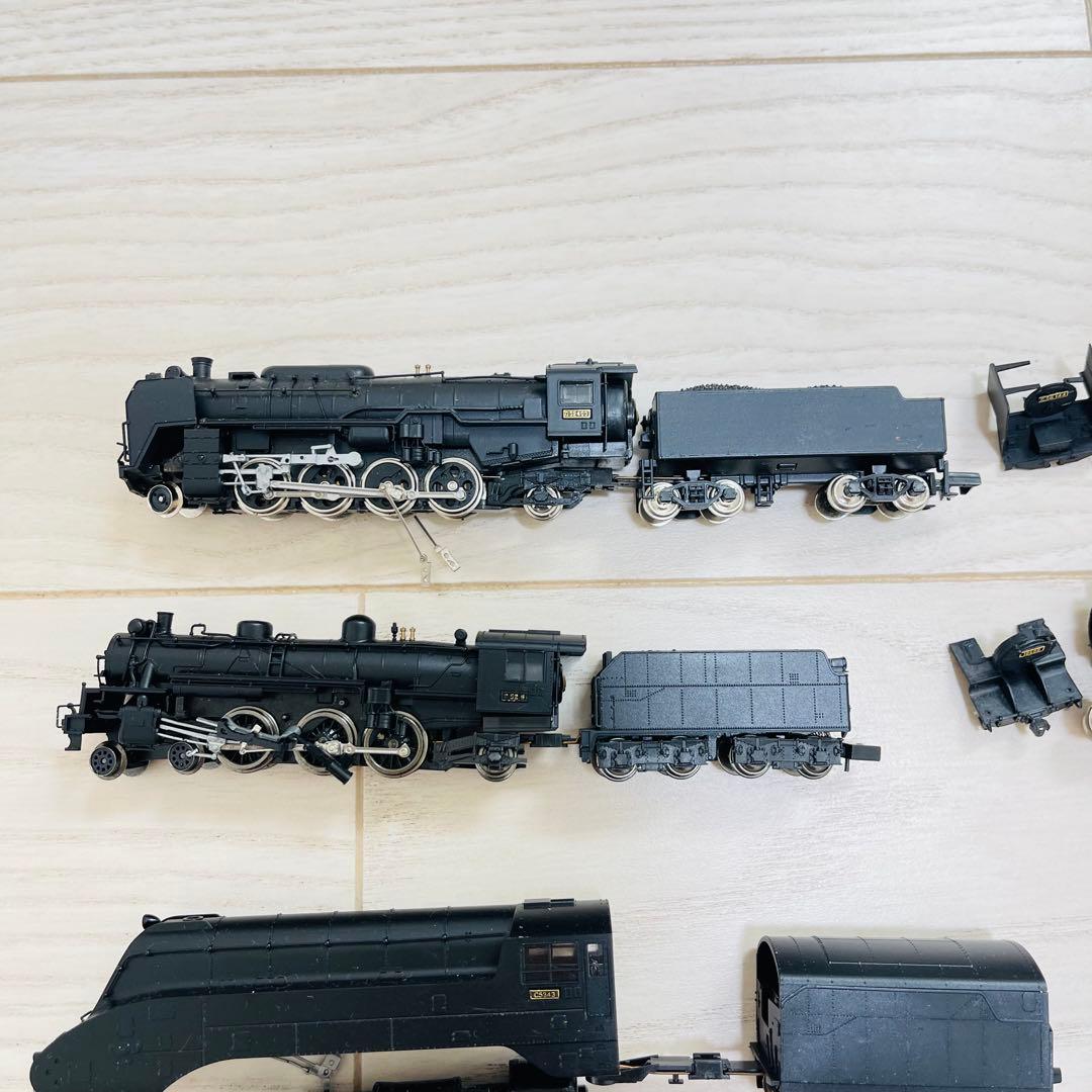 【ジャンク】Nゲージ蒸気機関車（10両）