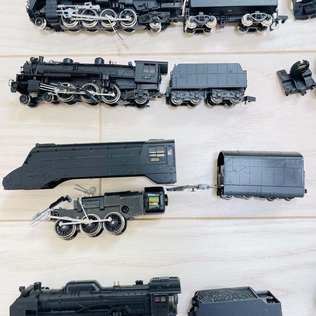 【ジャンク】Nゲージ蒸気機関車（10両）