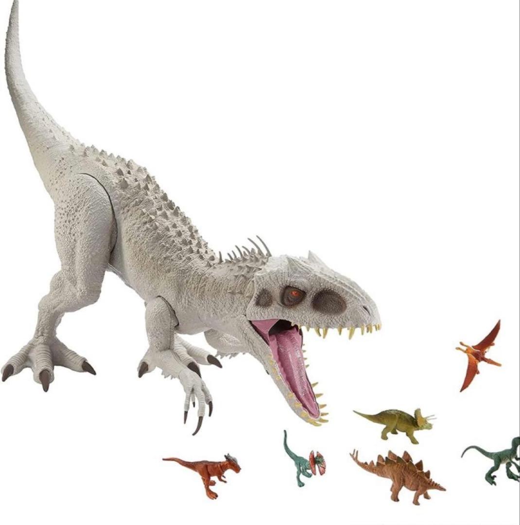 マテルジュラシックワールド　スーパービッグ　インドミナスレックス恐竜フィギュア