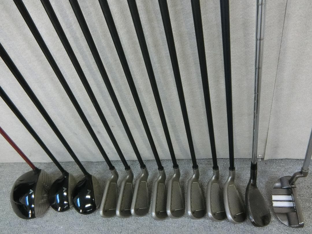 b703★初心者必見★キャロウェイ等 メンズゴルフクラブ１３本セット