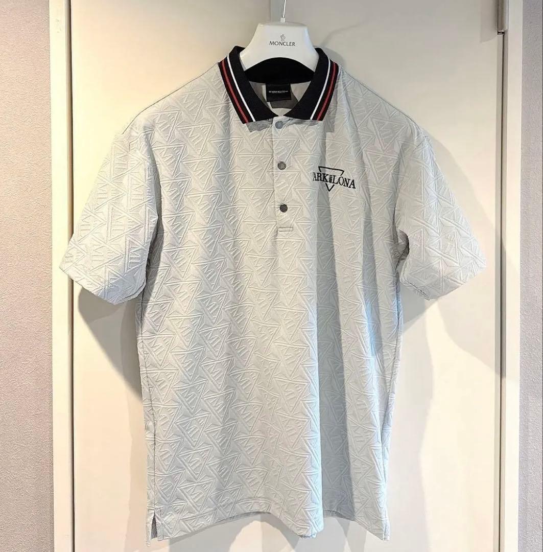 2025 美品 ★ MARK&LONA コード ポロシャツ マーク&ロナ グレー