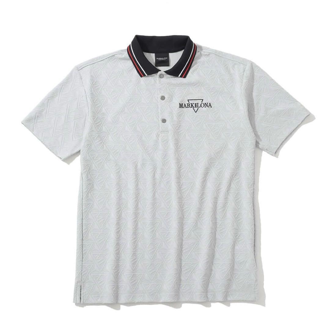 2025 美品 ★ MARK&LONA コード ポロシャツ マーク&ロナ グレー