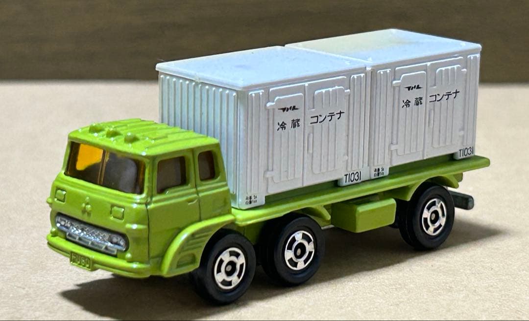 日本製 トミカ ふそう コンテナ運搬車 スーパーギフト