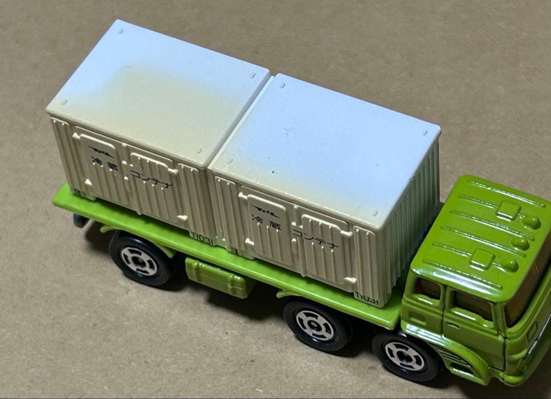 日本製 トミカ ふそう コンテナ運搬車 スーパーギフト