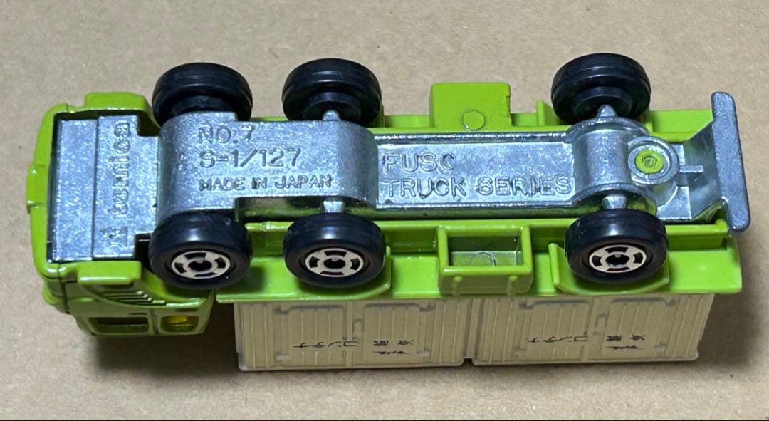 日本製 トミカ ふそう コンテナ運搬車 スーパーギフト