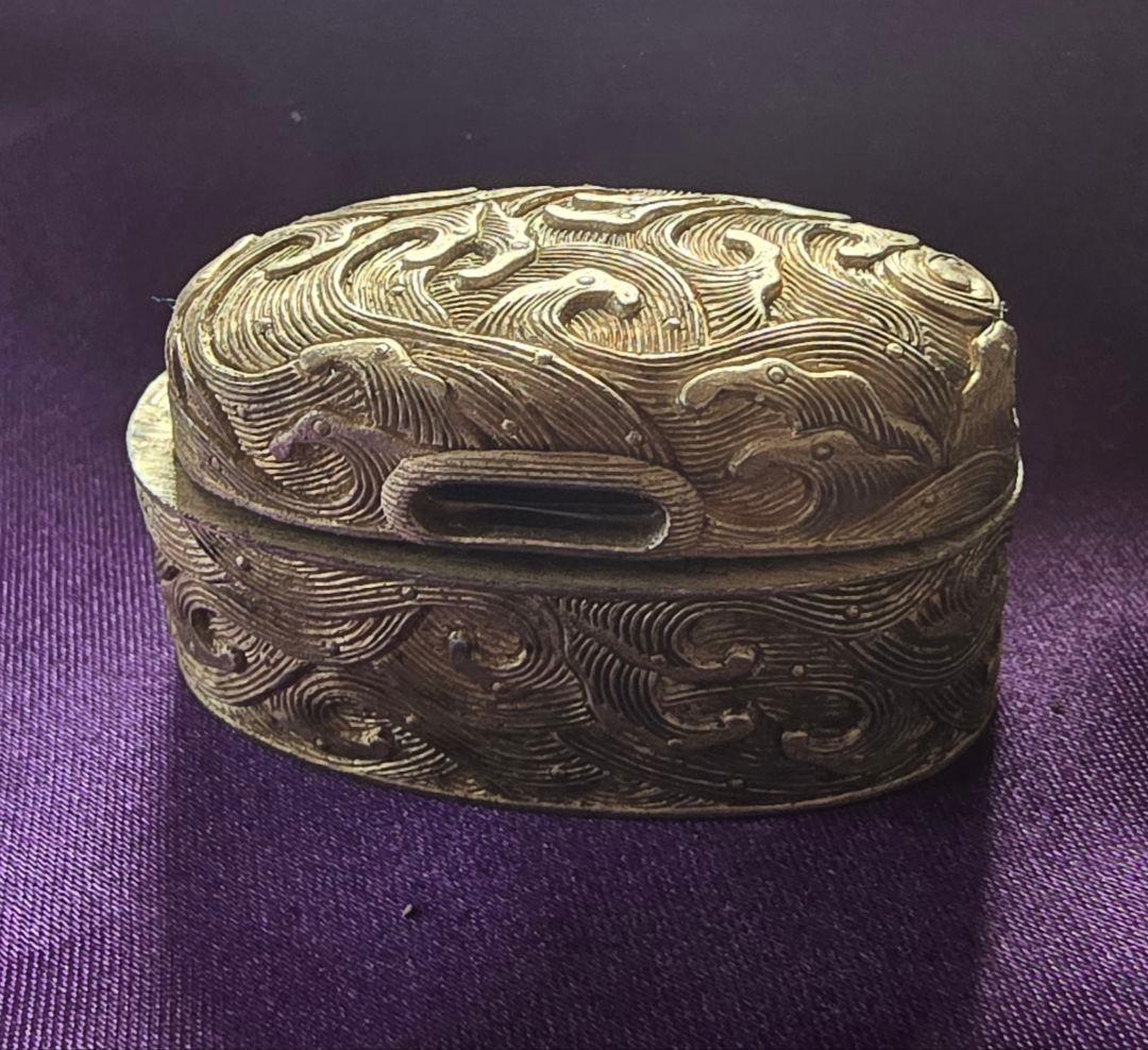 時代 拵金具一作 銀地 4点 刀装具