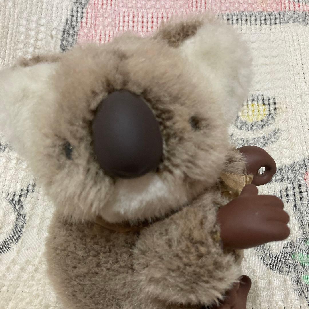 昭和レトロ　ヴィンテージ IKB コアラ　ぬいぐるみ　鼻＆手足ソフビ素材　中古