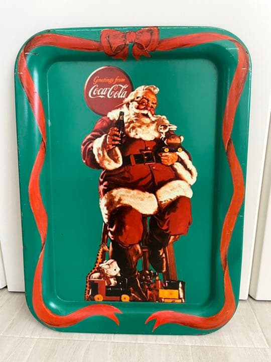 コカコーラ　アンティーク　トレイ