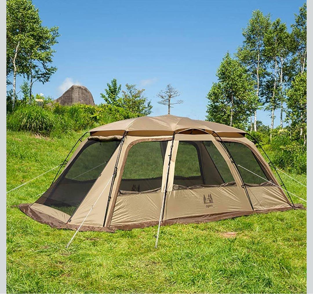 ogawaアウトドア キャンプ テント ロッジドーム型 ファシル 4人用2737