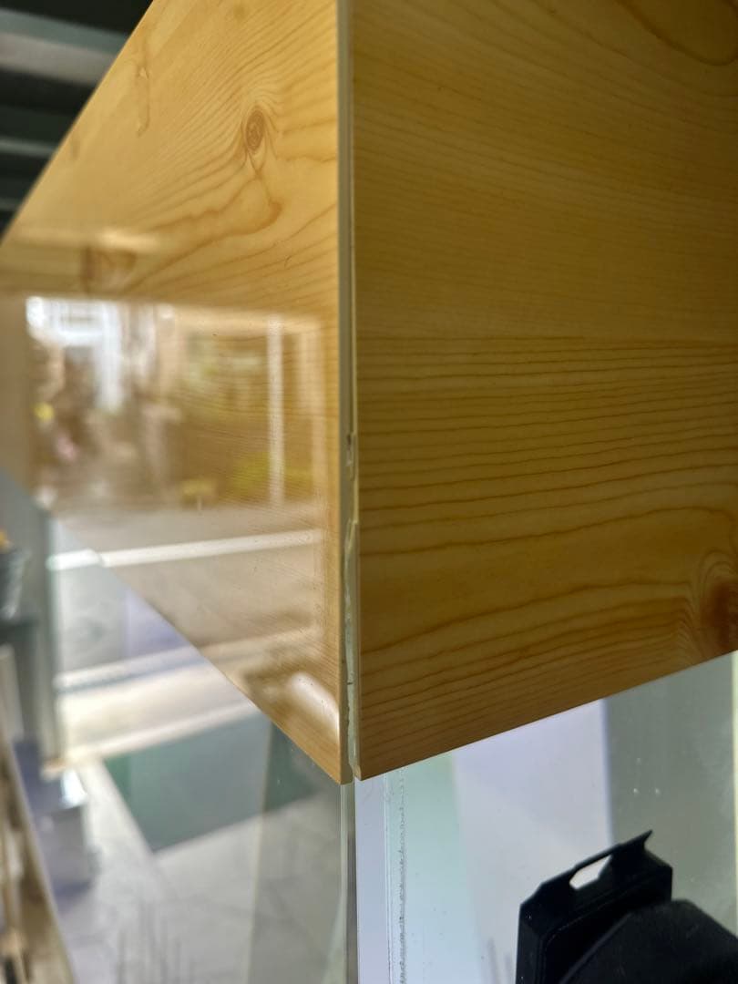 [引き取り限定] 大型水槽 木製キャビネット セット