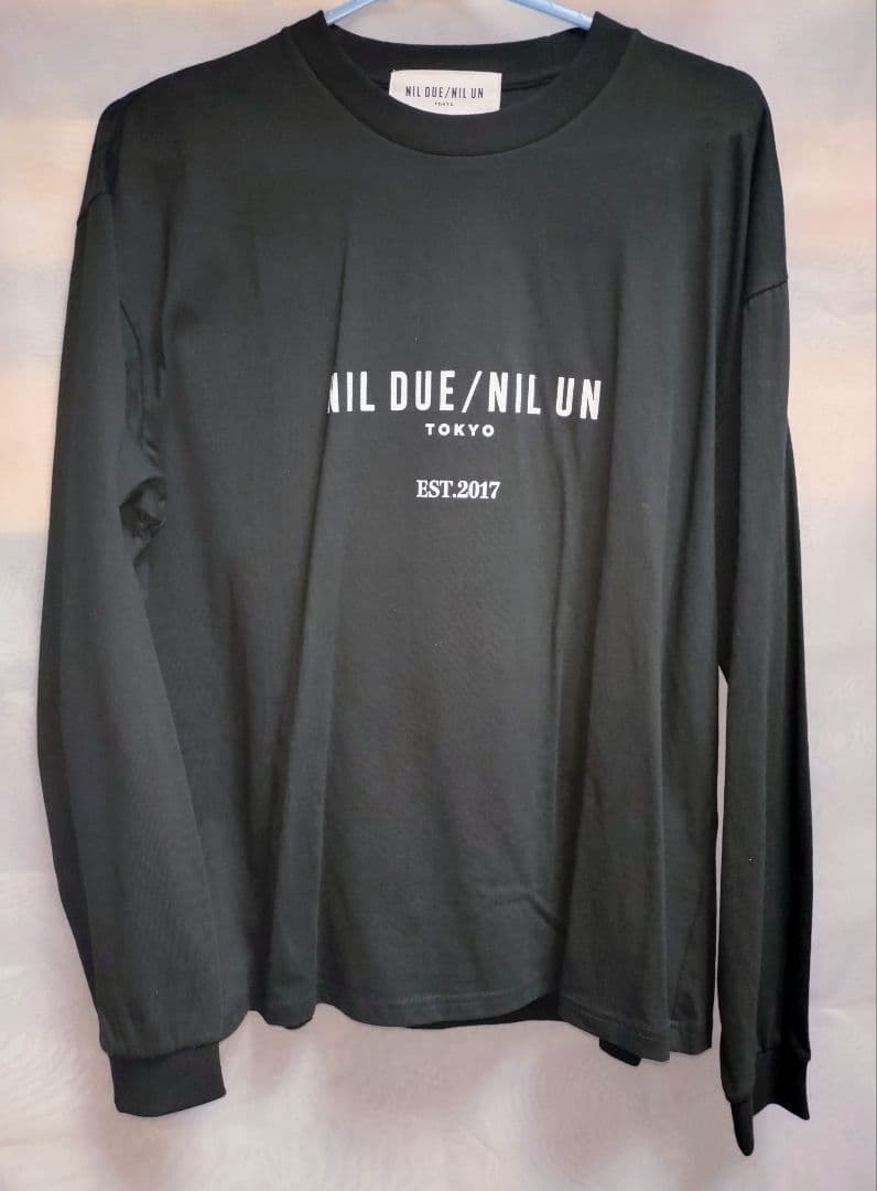 ミュージシャン NIL DUE/NIL UN TOKYO LONG SLEEVE TEE BK
