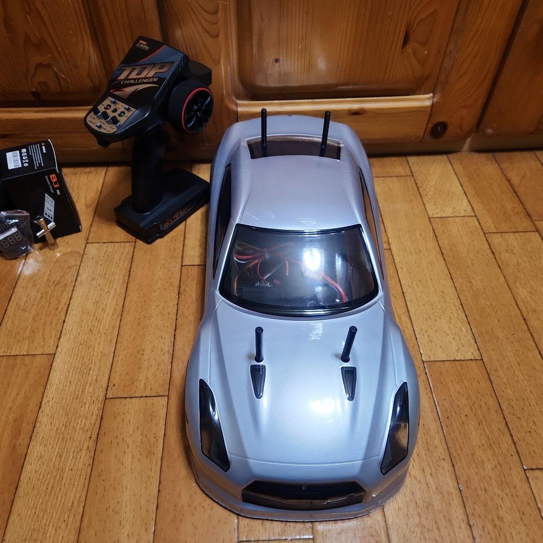 タミヤ ドリフト ラジコン フルセット　TT02　　銀色　35 ボディ　tt01